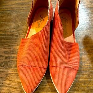 Free People corduroy shoes